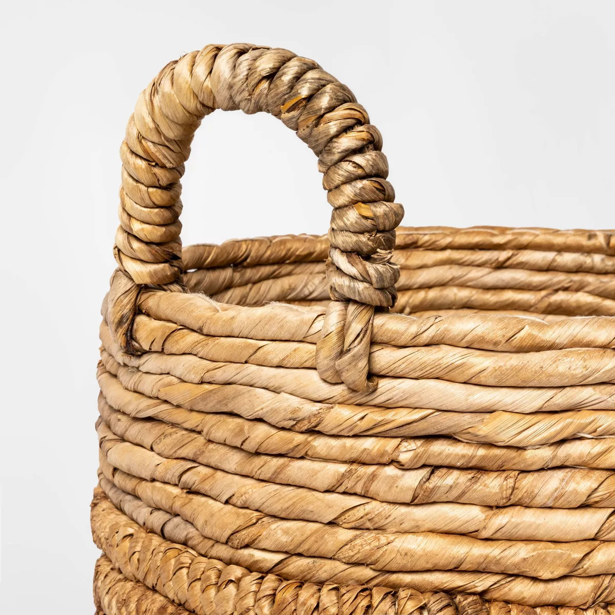 Large Natural Woven Round Basket - Threshold™ | Target