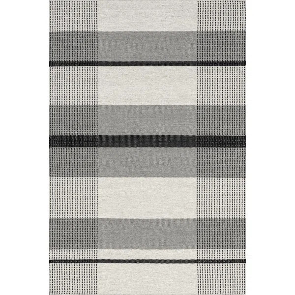 Hurley Plaid Wool Area Rug | Wayfair North America