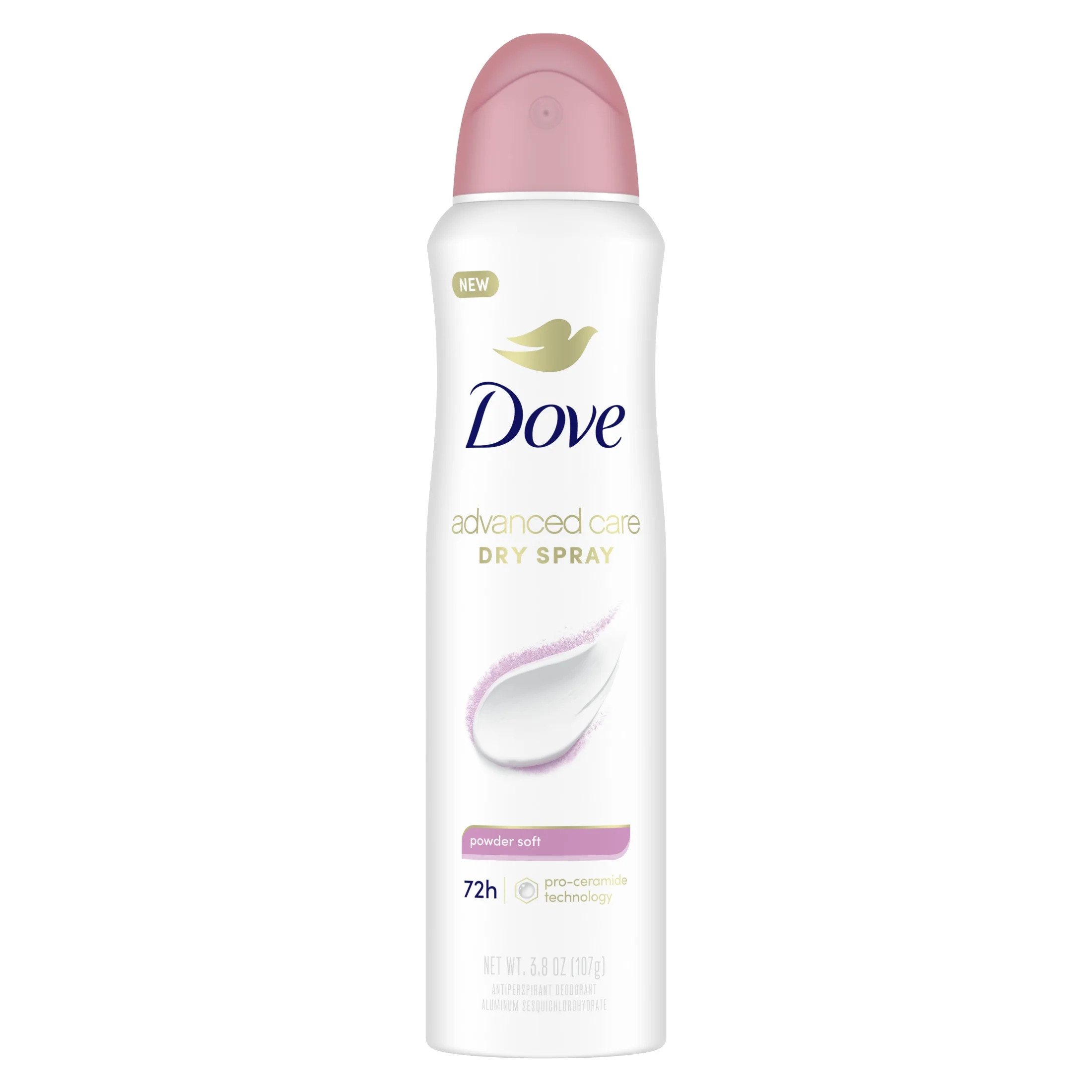 Dove Advanced Care Long Lasting Women's Antiperspirant Deodorant Spray, Powder Soft, 3.8 oz | Walmart (US)