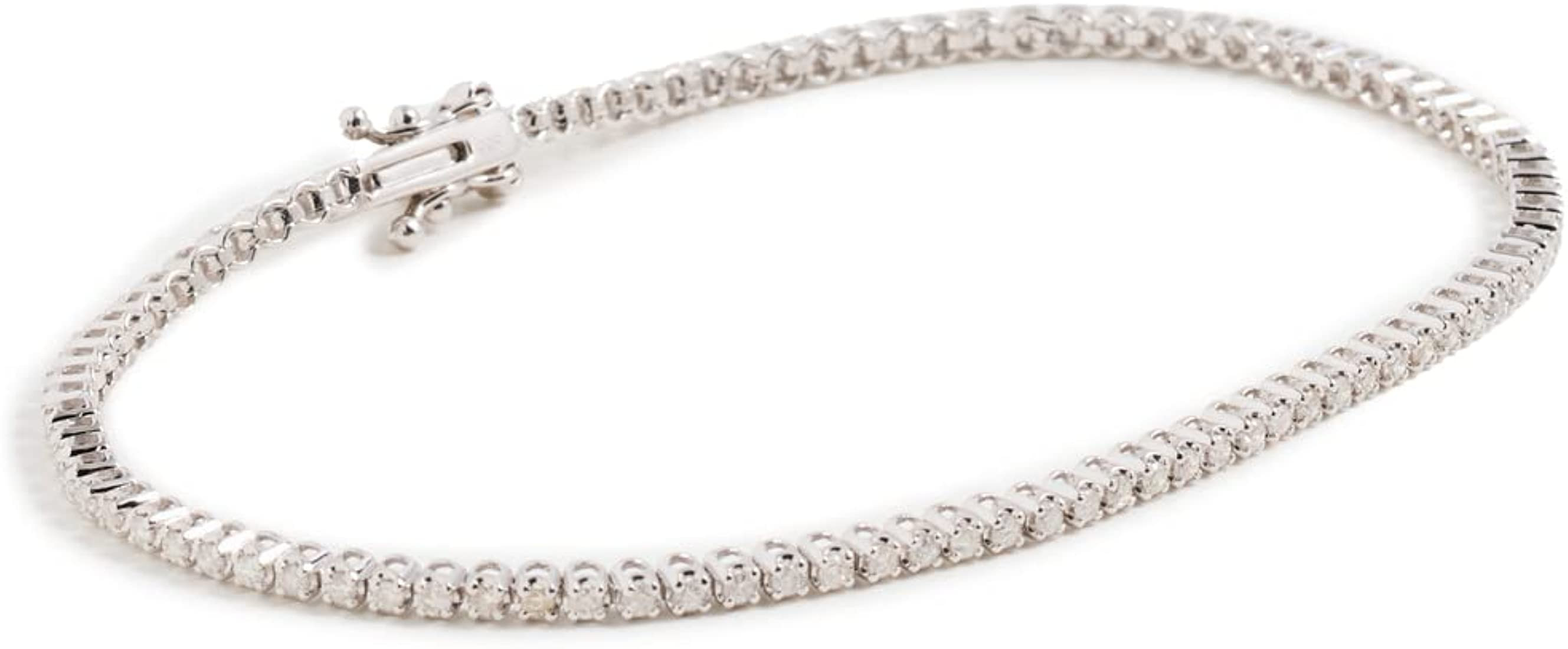 By Adina Eden Women's By Adina Eden Fine 1 Carat Diamond 14k Tennis Bracelet | Amazon (US)