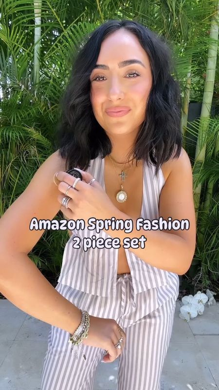 This set from Amazon is soo good. I had it in my luggage & hardly had any wrinkles! It’s the perfect spring set ! Amazon fashion, spring fashion, Amazon, two-piece set, petite friendly fashion, petite friendly set, stripped set 

#LTKstyletip #LTKfindsunder50 #LTKSeasonal