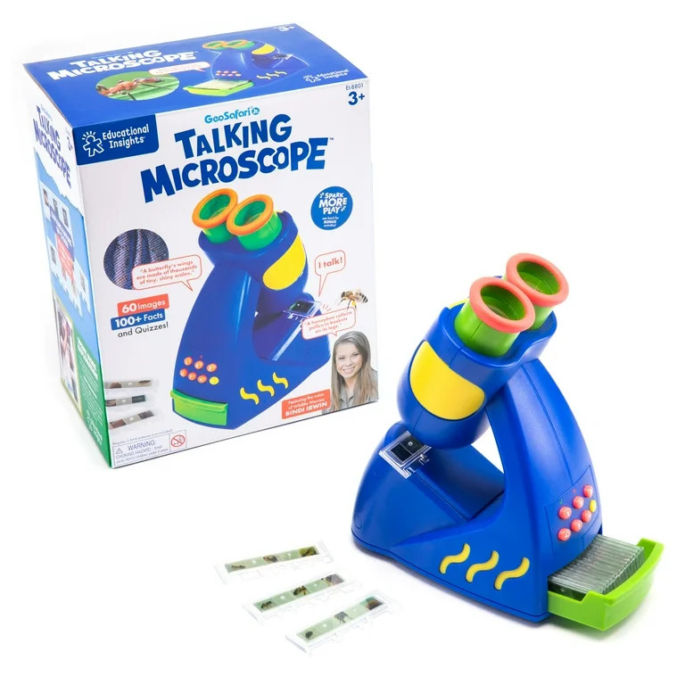 Educational Insights GeoSafari Jr. Talking Microscope, 21-Piece Science Toy, 3 Years Plus | Walmart (US)