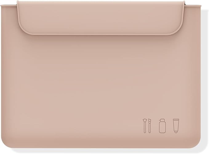 FERYES Silicone Makeup Bag, Premium Travel Toiletry Bag for Women, Easy Carry Cosmetic Bag for Ma... | Amazon (US)