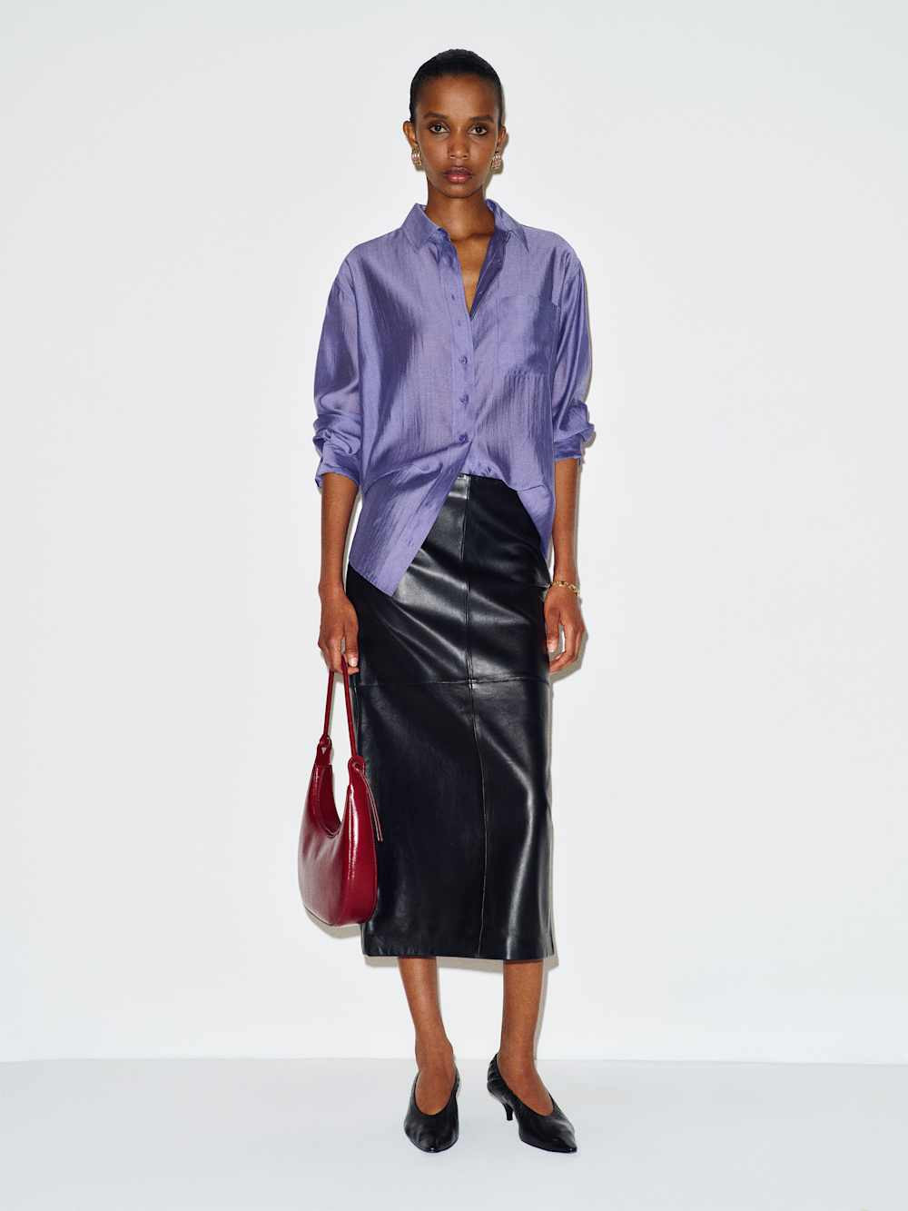 Eli Oversized Shirt | Reformation (Global)