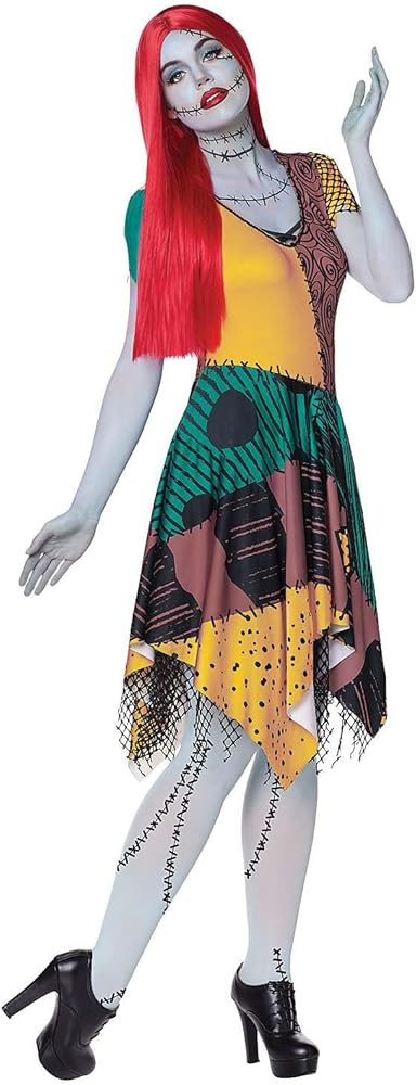 Spirit Halloween The Nightmare Before Christmas Adult Sally Costume | Officially Licensed | Disne... | Amazon (US)