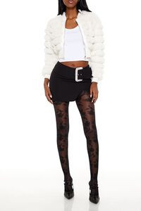 Faux Fur Cropped Bomber Jacket | Forever 21
