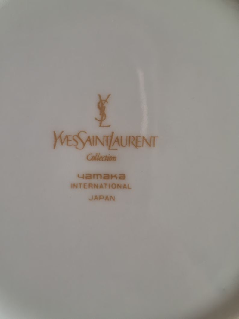 Rare vintage YSL Yves Saint Laurent Collectable Tea Cup Set | Etsy (US)