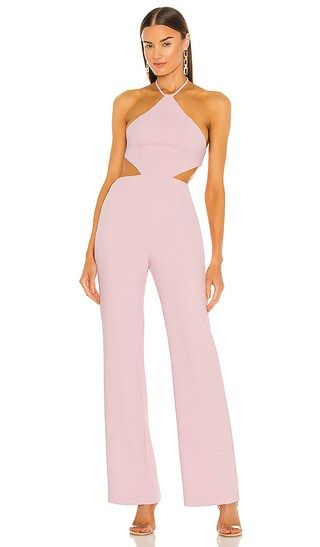 Ronan Jumpsuit in Rose Pink | Revolve Clothing (Global)