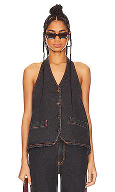 LIONESS Hills Halter Top in Charcoal from Revolve.com | Revolve Clothing (Global)