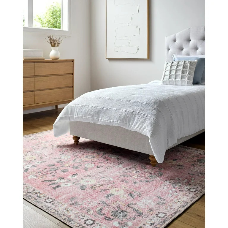 My Texas House Back to Campus Lucy Traditional Indoor 8' x 10' Area Rug - Walmart.com | Walmart (US)