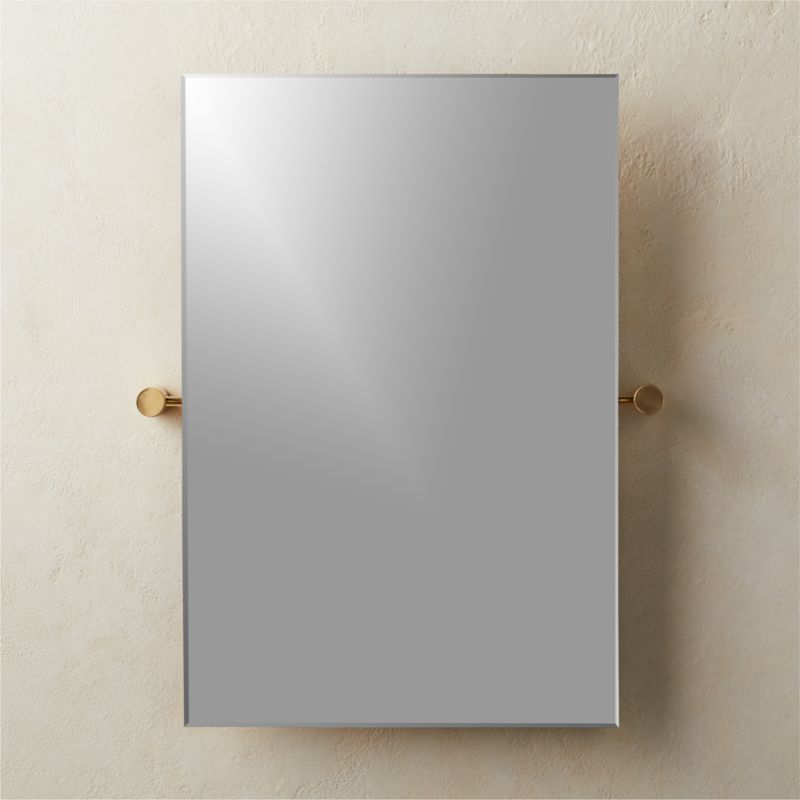 Tilt Rectangular Bathroom Mirror 24"x36" | CB2 | CB2