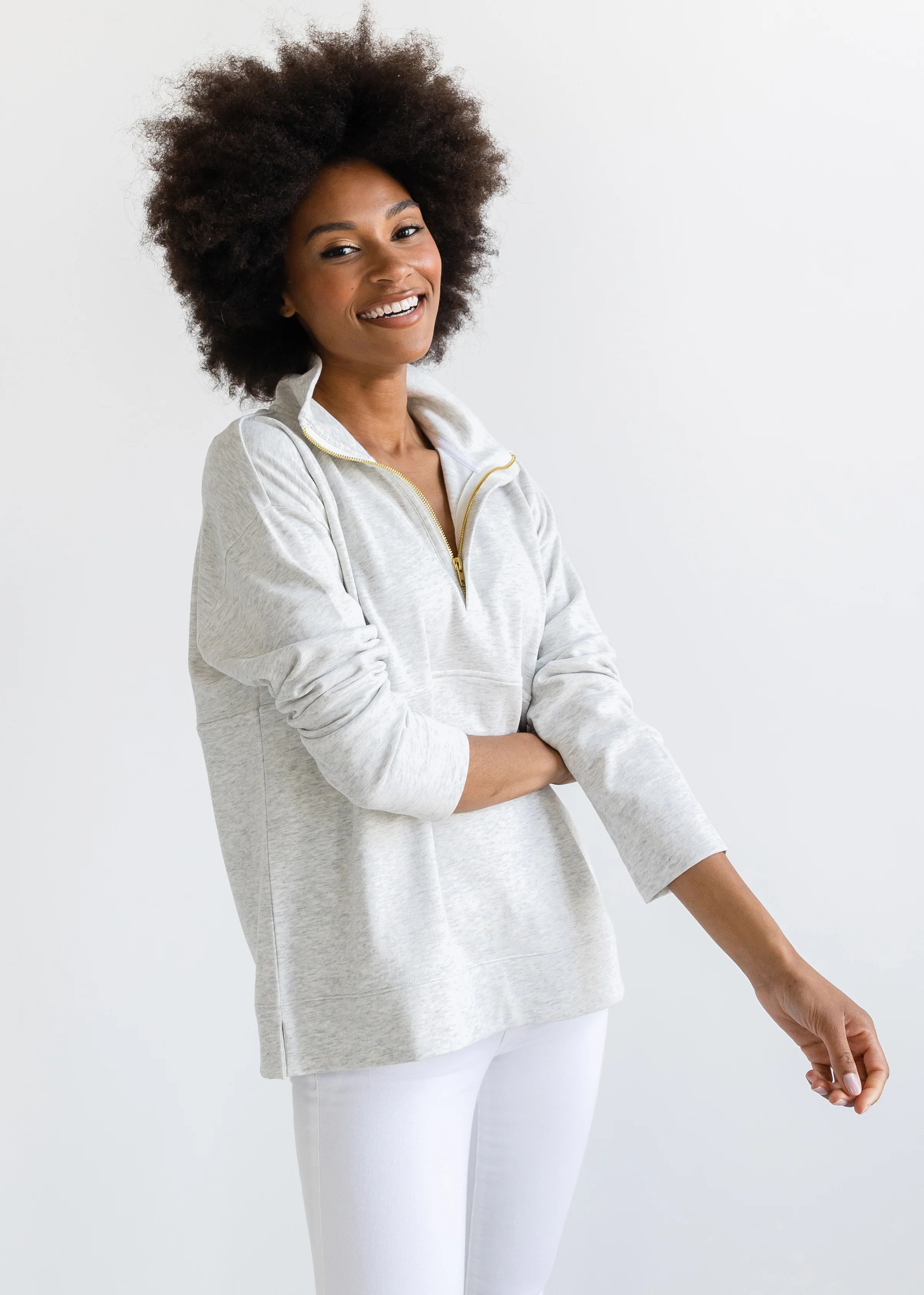 The Zip-Up Sweatshirt | Alice Walk