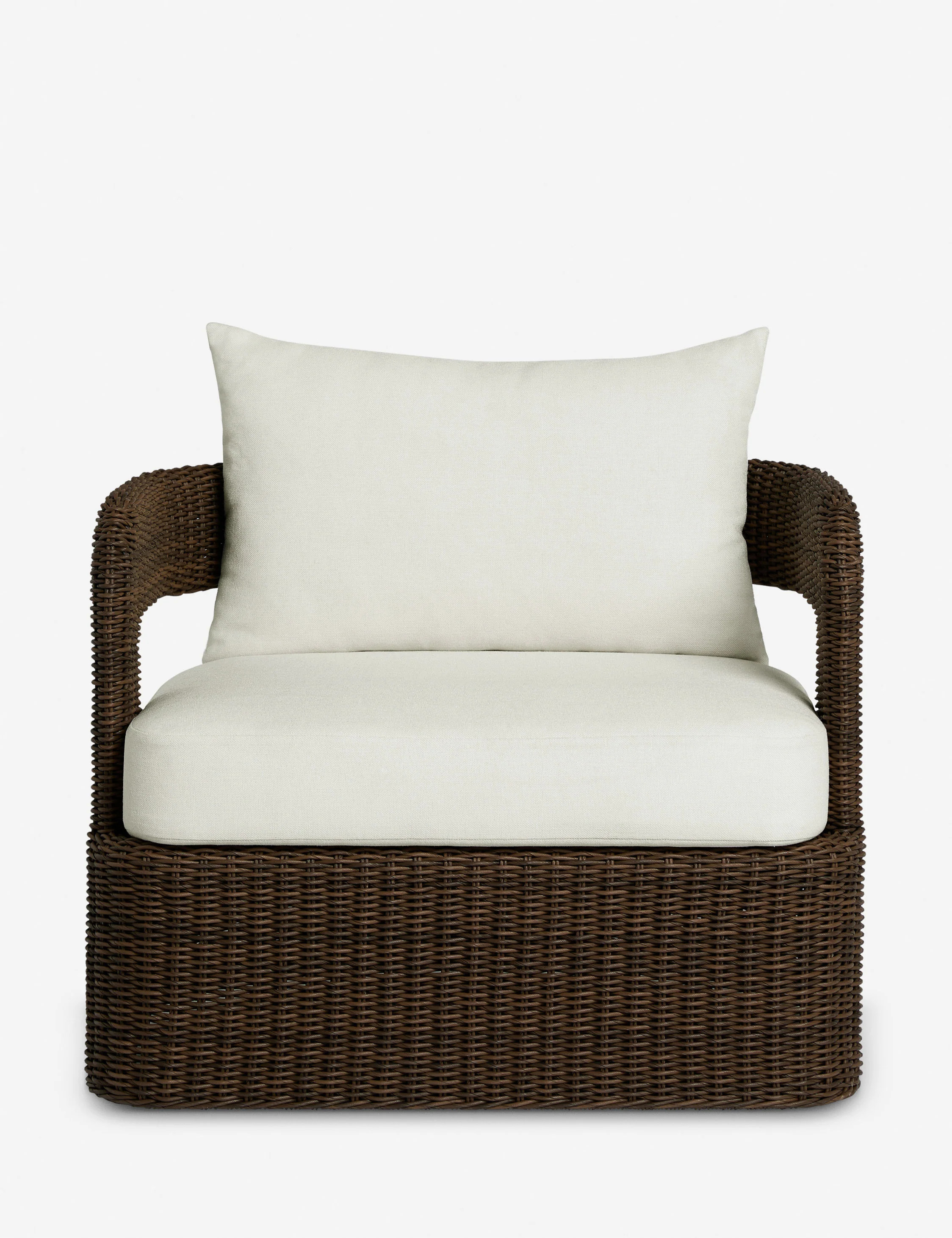 Hadler Outdoor Swivel Lounge Chair | Lulu and Georgia 