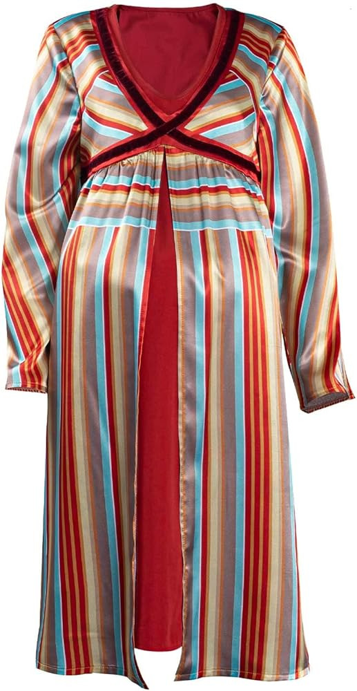 Verycos Women's Wanda Maximoff Cosplay Costume Headpiece Cape Crown Halloween Outfit | Amazon (US)