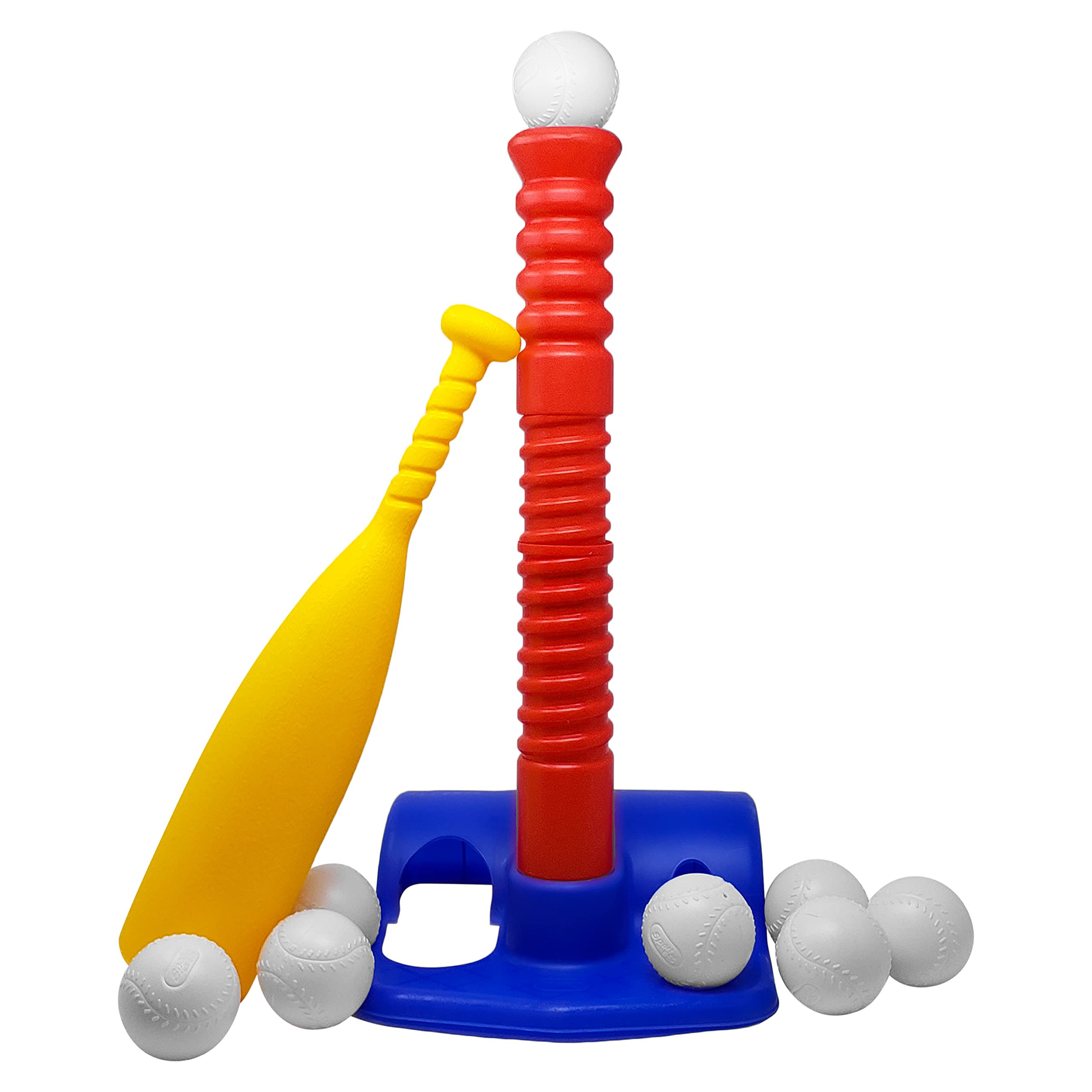 Fun Kids T-Ball Set/Tee Ball - Toddlers and Kids Adjustable Batting Tee Game W/ 10 Balls. Develop... | Amazon (US)