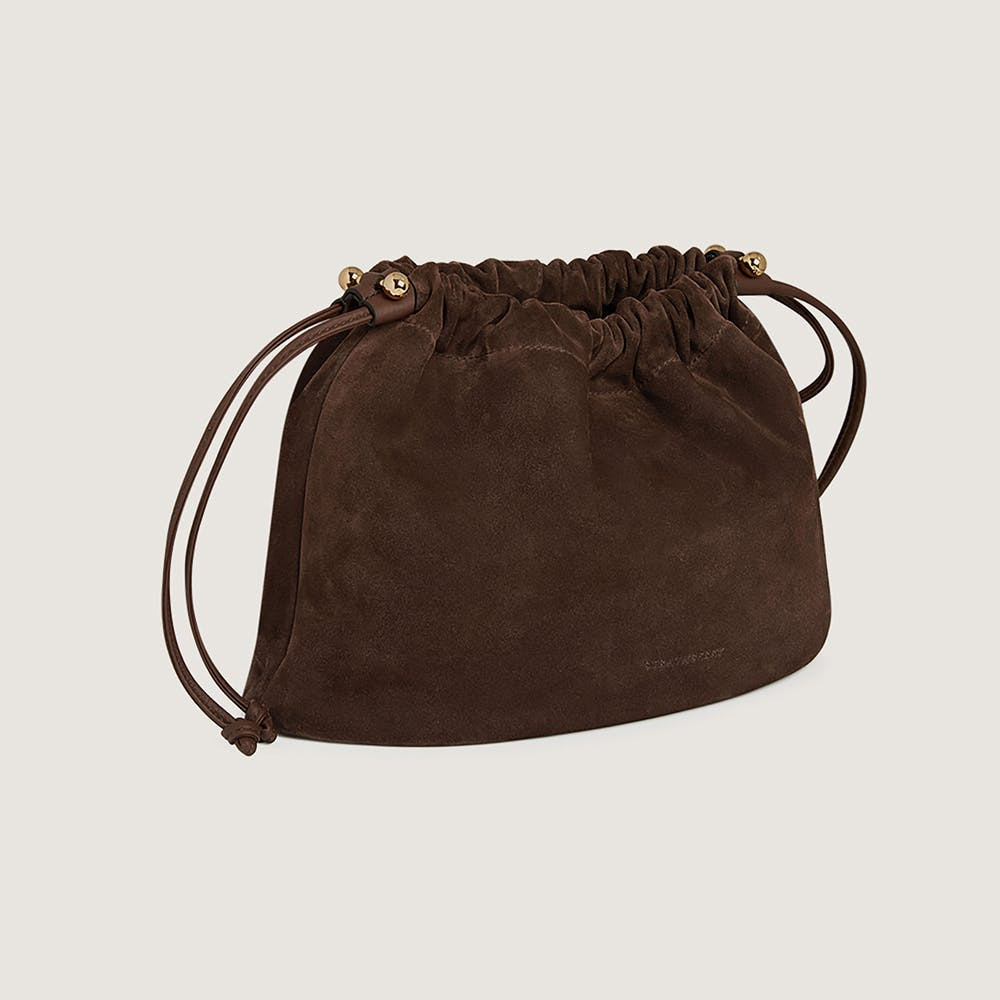 Strathberry - Charlotte Midi Drawstring - Brown | Strathberry
