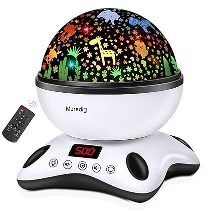 Moredig Night Light Projector, Night Light for Kids with Remote and Timer, 360 Degree Rotating - ... | Amazon (US)