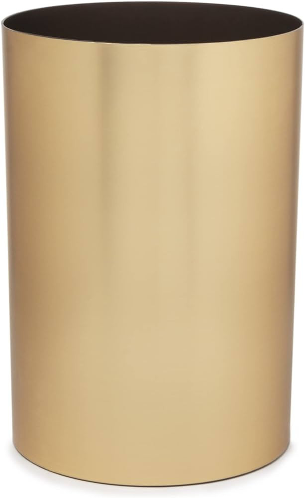 Umbra Metalla Small Trash Durable Garbage Can Waste Basket for Bathroom, Bedroom, Office and More... | Amazon (US)