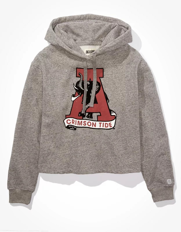 Tailgate Women's Alabama Crimson Tide Cropped Hoodie | American Eagle Outfitters (US & CA)