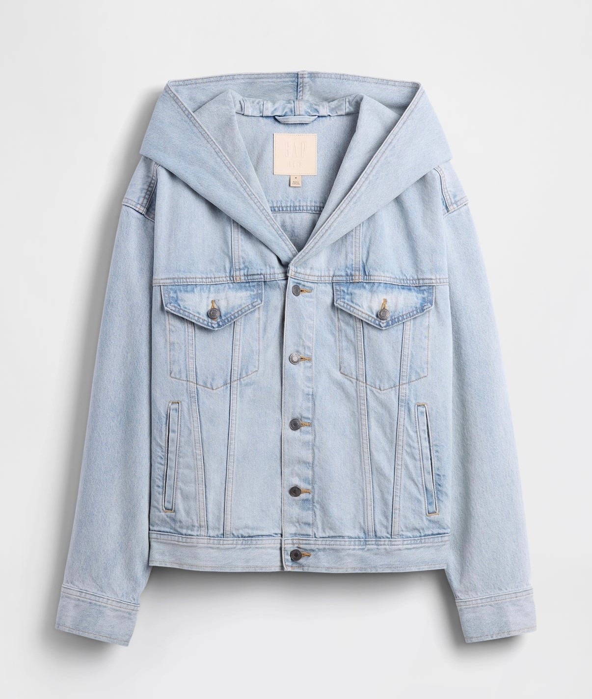 The perfect hooded denim jacket. 

#LTKStyleTip #LTKTravel