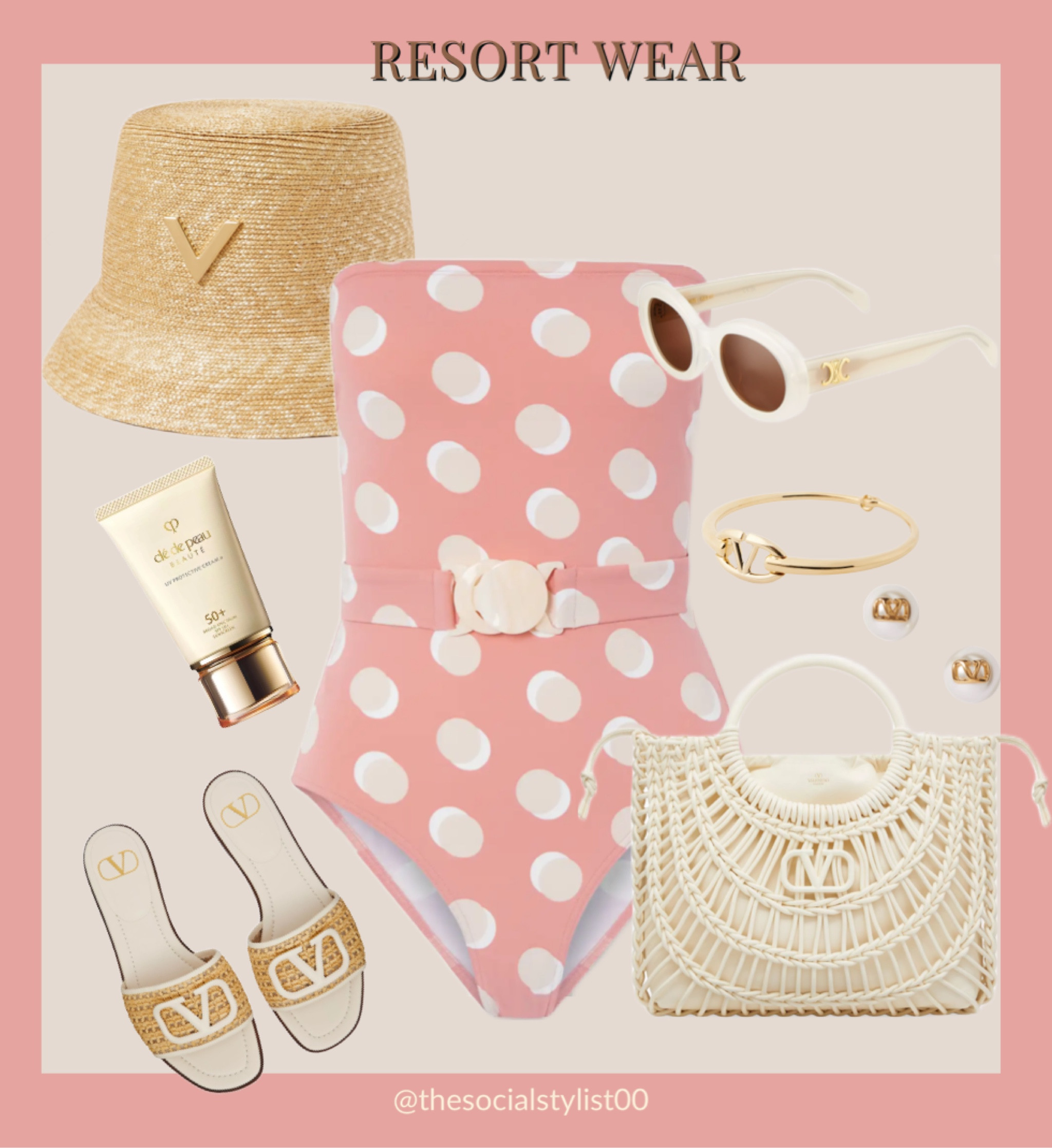 Resort Wear 

Vacation outfit, swimsuit, coverup, sandals, beach tote, beach bag, sun hat, tropical, beach outfit, beach fashion, bikini, luxury fashion, spring break, Valentino, raffia, straw, one piece, swimsuit, retro 

#LTKswim #LTKstyletip #LTKtravel