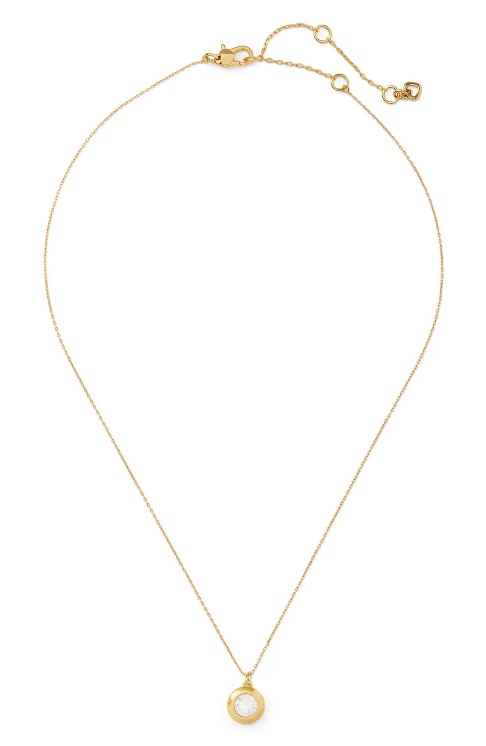 kate spade new york mini pendant necklace | Nordstrom | Nordstrom