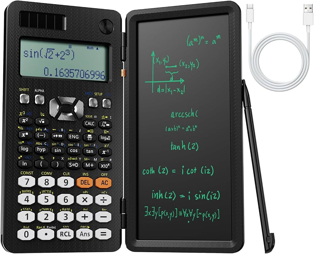 NEWYES Rechargeable Scientific Calculators 991ES MAX, 417 Functions, Writing Pad, Foldable Hard C... | Amazon (US)