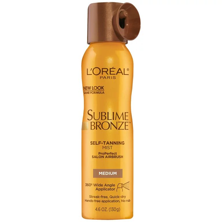 L'Oreal Paris Sublime Bronze Self Tanning Mist, 4.6 oz | Walmart (US)