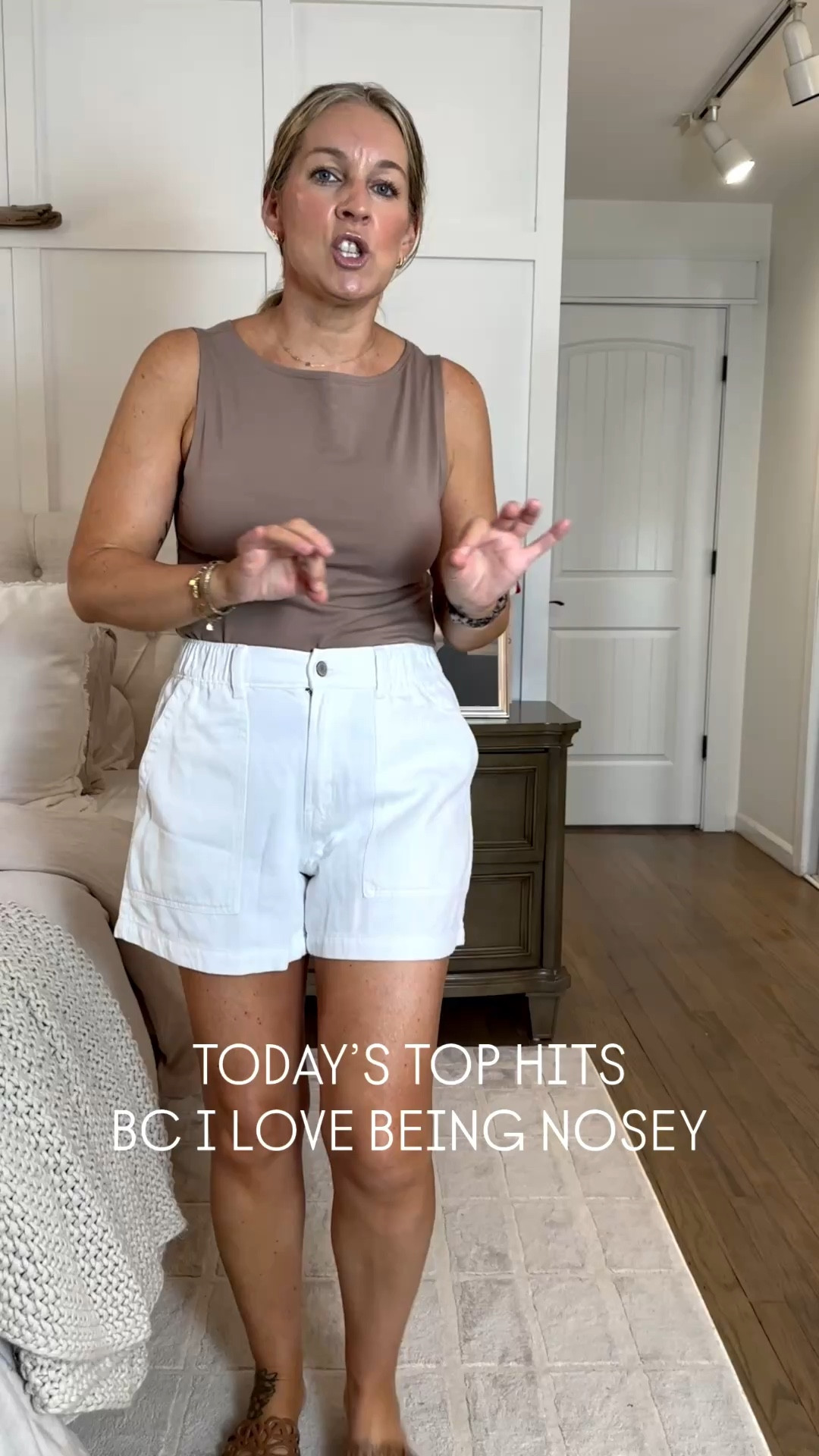 What you all bought today! …and message me about, loving!! 
Medium everything that can be. 
White jeans; 29 but need a 28. 
38.5 sandals but probably don’t need to size up unless you like extra room. 
Shade MEDIUM for the spf 50 makeup 
@Steve Madden US 

#LTKSwim #LTKBeauty #LTKMidsize