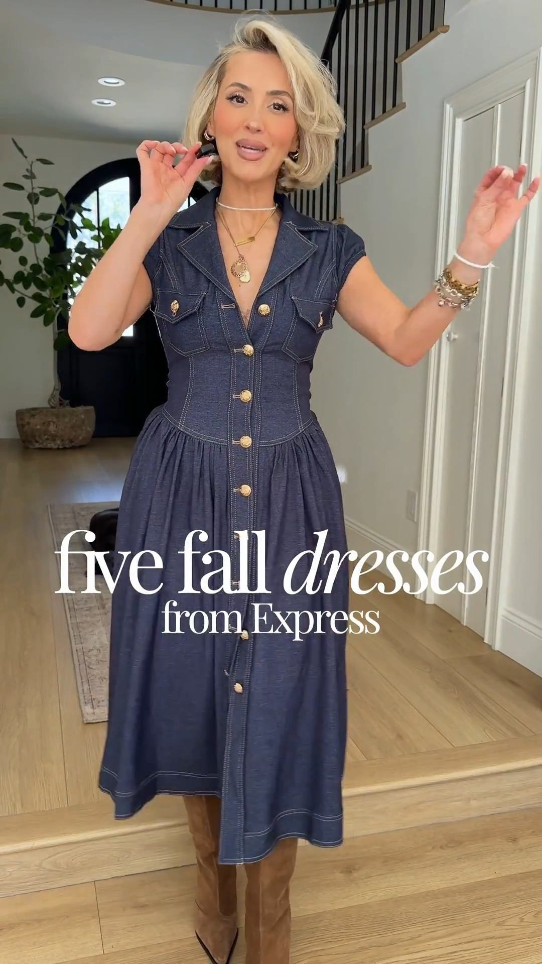 🚨SALE ALERT 👀 Omg these FALL DRESSES from @Express are perfect for your next fall event 🤎💫 #ExpressPartner 
#DressToExpress 

I’m wearing an XS in all of them!

#LTKgrwm #LTKootd #LTKOver40