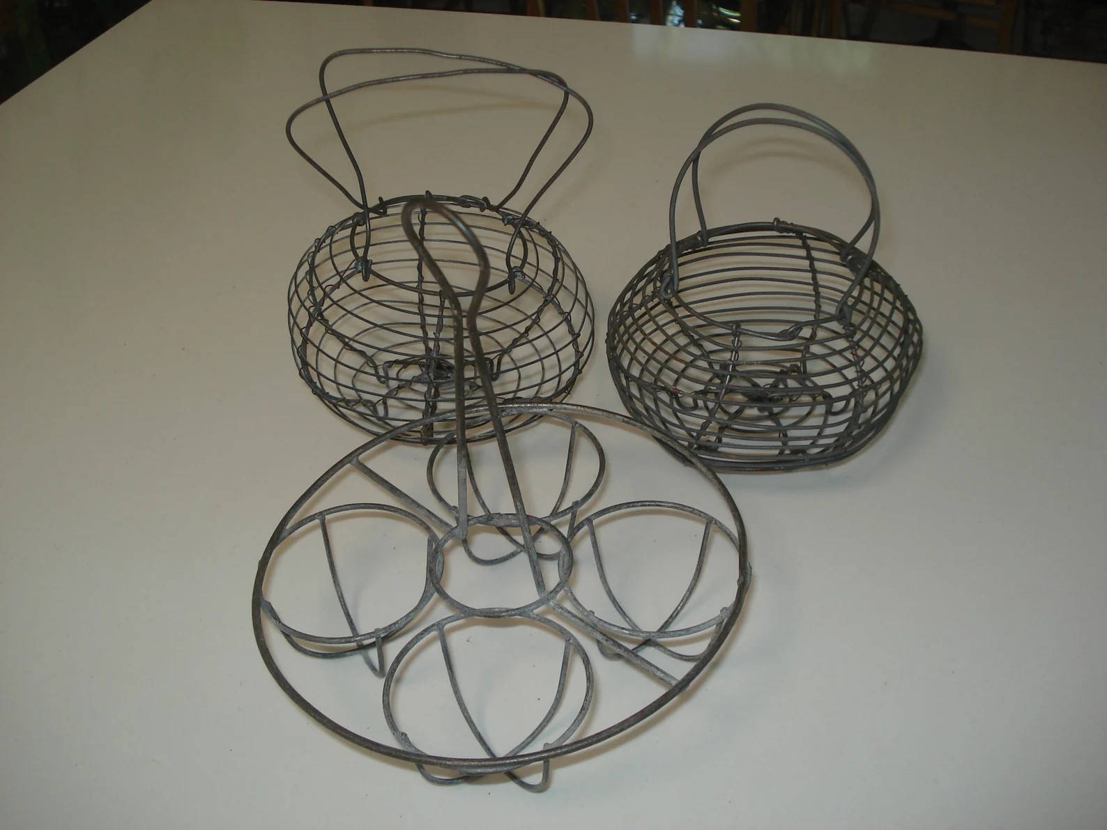 Vintage Wire Egg Baskets - A Trio | Etsy (US)