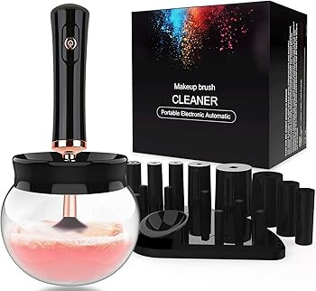 Premium Makeup Brush Cleaner Dryer Super-Fast Electric Brush Cleaner Machine Automatic Brush Clea... | Amazon (US)