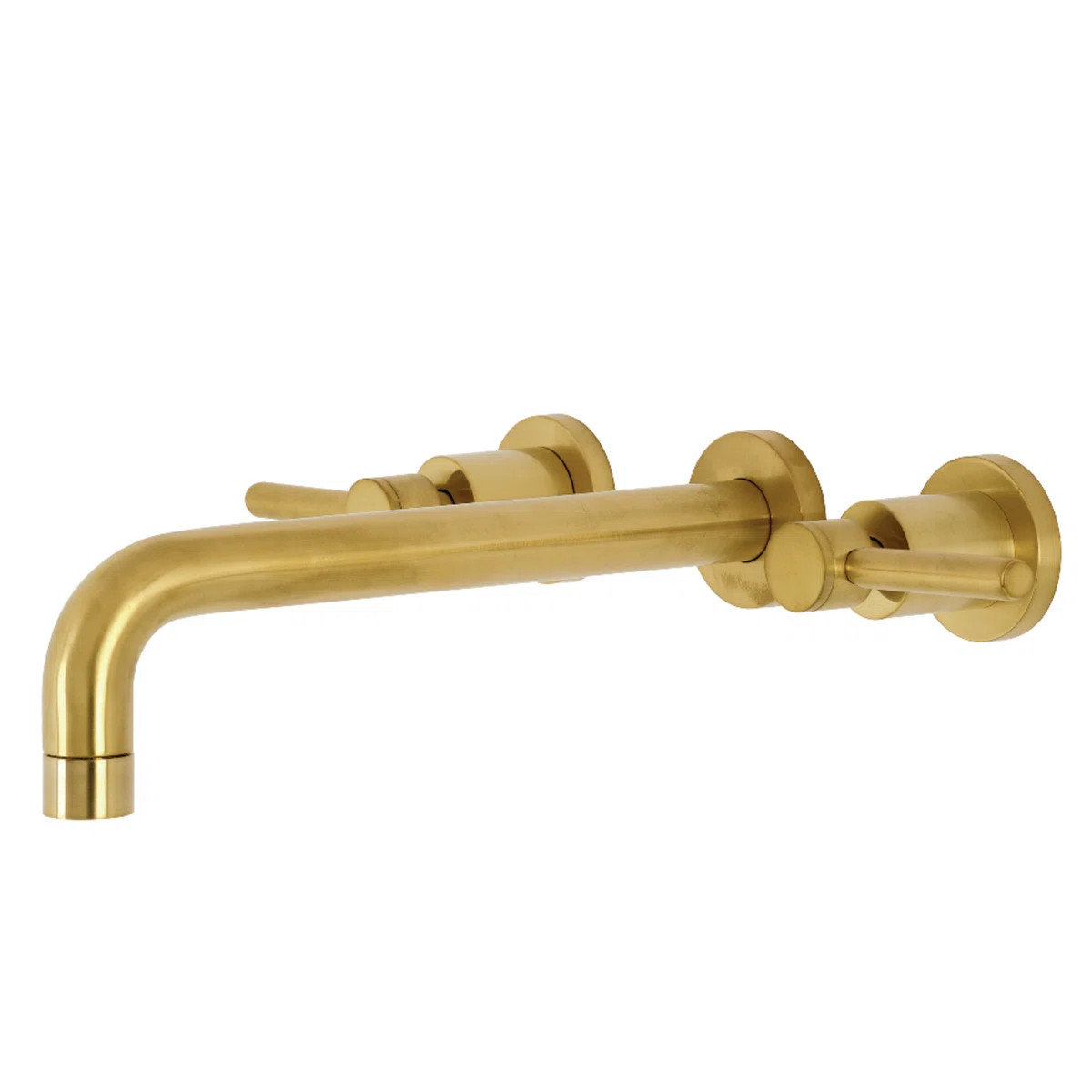 Kingston Brass Concord Two-Handle 3-Hole Wall Mount Roman Tub Faucet KS8027DL | Wayfair North America