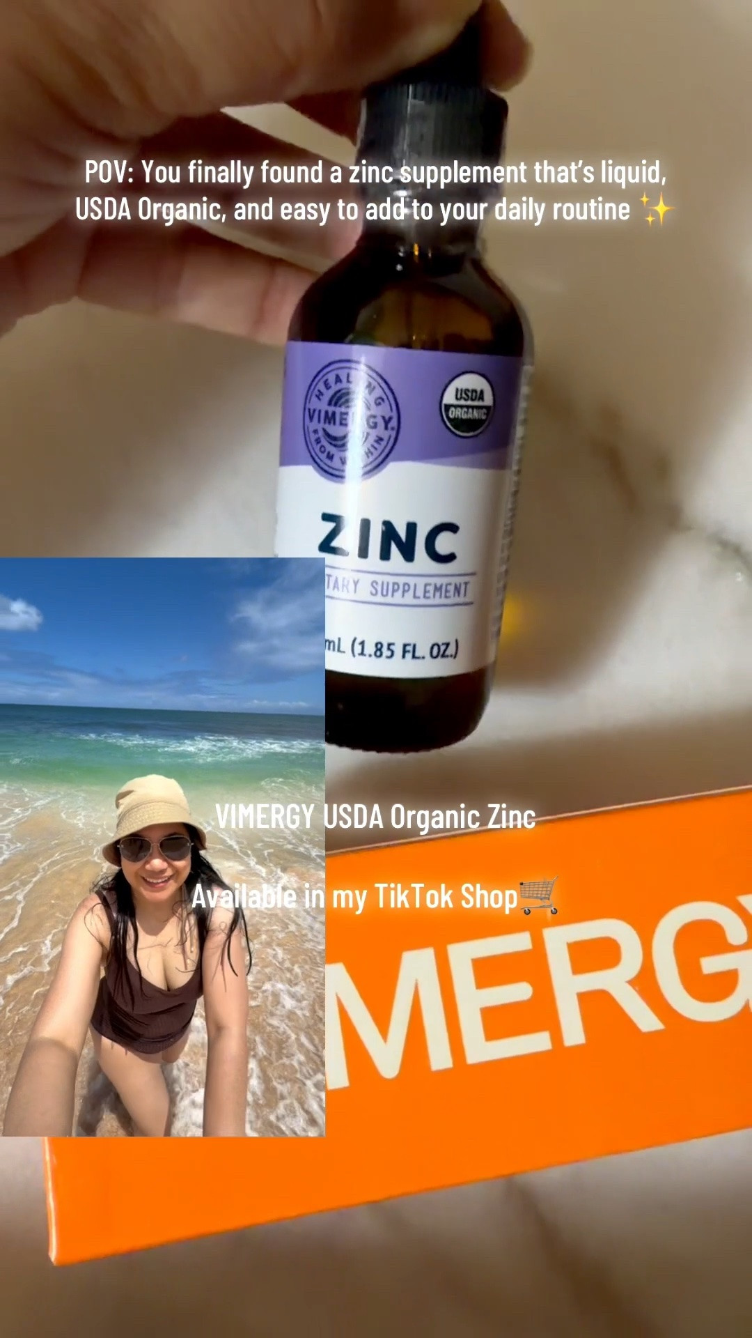 POV: You finally found a zinc supplement that’s liquid, USDA Organic, and easy to add to your daily routine ✨
Tiny drops, big wellness routine 💧✨ Adding USDA Organic liquid zinc into my daily stack for immune support, skin health, and everyday wellness. Easy, simple, no fuss.

@Vimergy
VIMERGY USDA Organic Zinc, 60ml Liquid
Available in my TikTok Shop🛒

https://on.ltk.com/+gARWVYnSgs3oKHuD0rh6wg

https://on.ltk.com/+gARWVYnSgs3oKHuD0rh6wg

https://on.ltk.com/+gARWVYnSgs3oKHuD0rh6wg

* Supports normal immune function 🛡️* Helps support healthy skin ✨
* Supports overall wellness & daily nutrition 💧
* Easy liquid format for quick daily use
* USDA Organic formula 🌱
* Convenient to add into a wellness routine
#Vimergy #VimergyZinc #Zinc #LiquidZinc #OrganicZinc #ZincSupplement #ImmuneSupport #WellnessRoutine #HealthyHabits #DailySupplements #SkinHealth #NaturalWellness #SupplementTok #WellnessTok #HealthTok #madammmstyleicon #LiquidSupplements #TikTokMadeMeBuyIt #HealthyLifestyle #DailyWellness #SelfCareRoutine

#LTKfitnessgoals #LTKselfcare #LTKmorningroutine