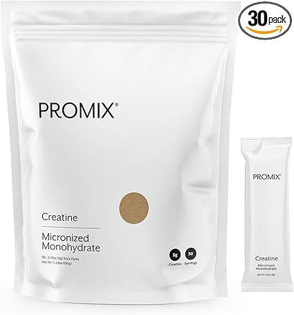 ProMix Nutrition Creatine Monohydrate Travel Packs, 5g of micronized Clean Creatine for Men and W... | Amazon (US)