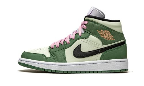 Nike Women's Air Jordan 1 Mid Se Shoes, Green, 9.5 | Amazon (US)