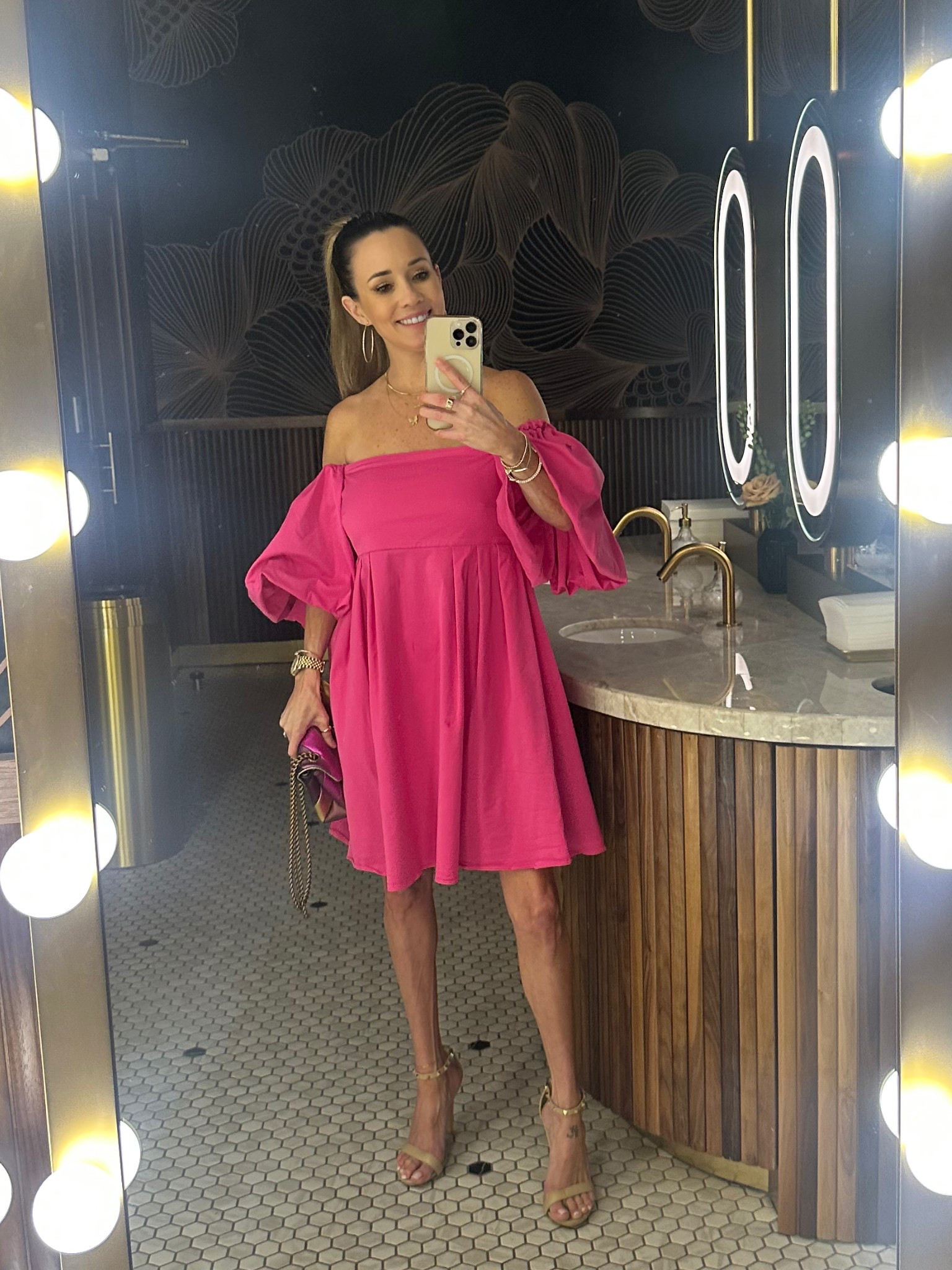 The perfect shade of pink! I rented this 
Pink Puff Sleeve Peter Som Dress for $20. It normally retails for $370, so I saved $350 and can wear it as many times as I want before returning it! Here’s my link to try your first month with Rent the Runway for FREE on me! You will get 100% off your first month, including 5 free rentals! #ootd 
https://www.renttherunway.com/shares/70d1e38f8a6997003b191e663498c40e8a35f813-payPerSwap-publicLink-1745940117494

#LTKWedding #LTKStyleTip #LTKTravel