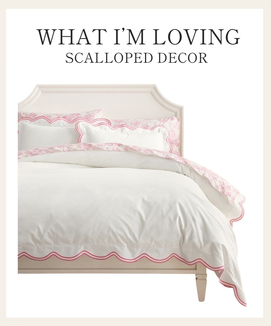Obsessed with this Love Shack Fancy bedding! Would be adorable in a girl’s room or dorm!
