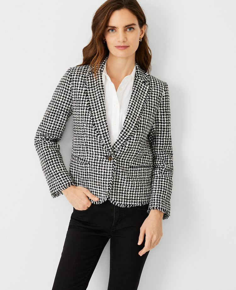 The Newbury Blazer in Tweed | Ann Taylor (US)