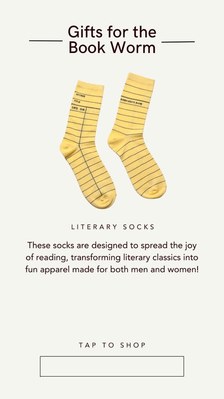 Out of print literary and book themed unisex socks for book lovers readers and bibliophiles. 

#LTKGiftGuide #LTKeurope
