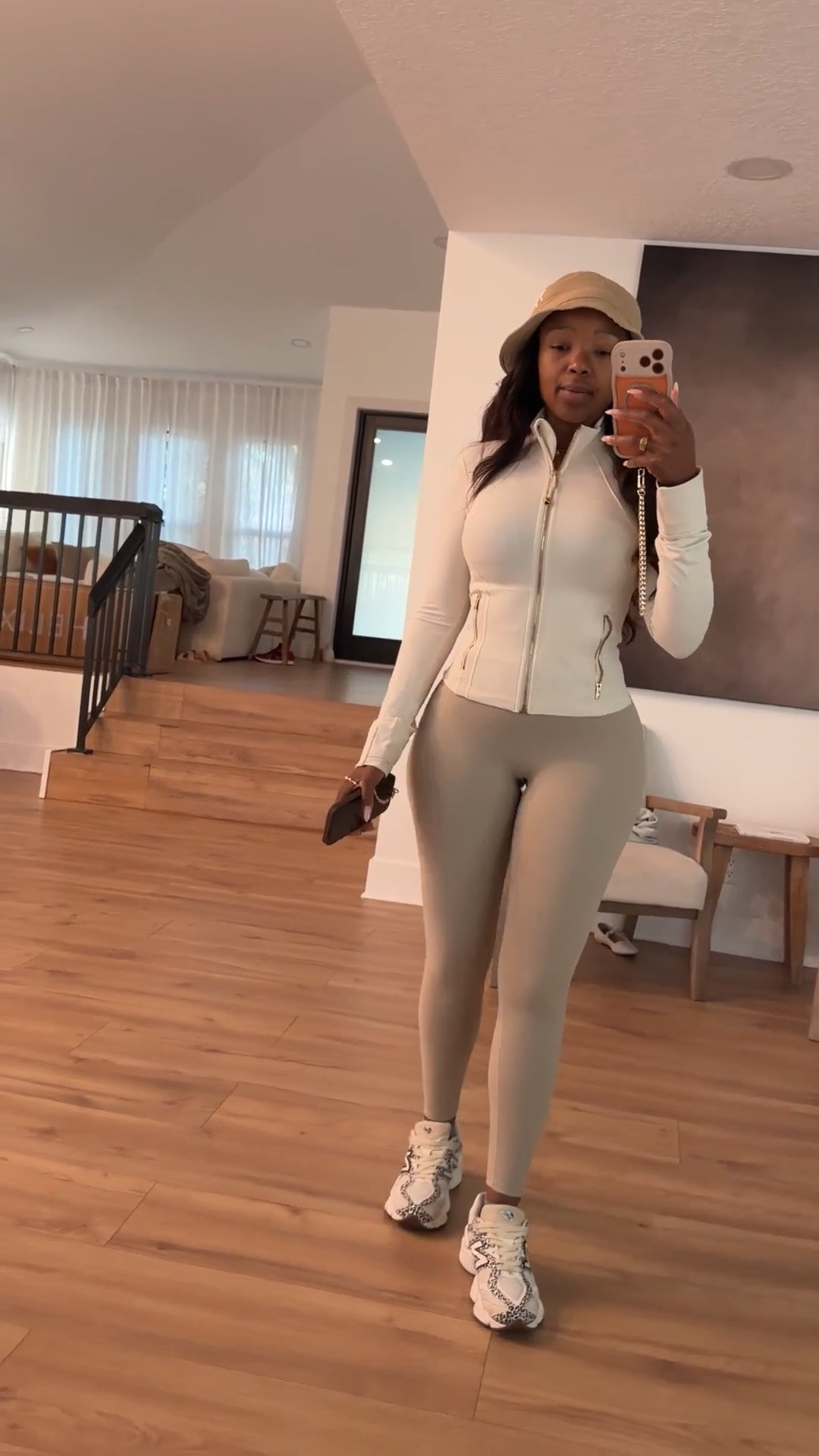 THE OFF-DUTY UNIFORM 🤍

Comfy but still put together. A fitted zip-up with neutral leggings, sneakers and a baseball cap is the easiest formula for errands, travel days, school pickup or an everyday casual look.

Wearing: Size Small | 5’4” | 140 lbs | 34D-27-40

Athleisure outfit, neutral activewear, leggings outfit, casual mom outfit, airport outfit, travel day outfit, everyday athleisure, comfy chic outfit, fall casual outfit, sneaker outfit

📲 Download the FREE LTK app & follow me (@kirasfashionfinds).

#LTKActive #LTKStyle