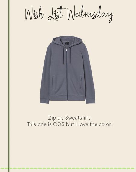 Zip up hoodie from H&M 


#LTKunder50 #LTKstyletip #LTKSeasonal