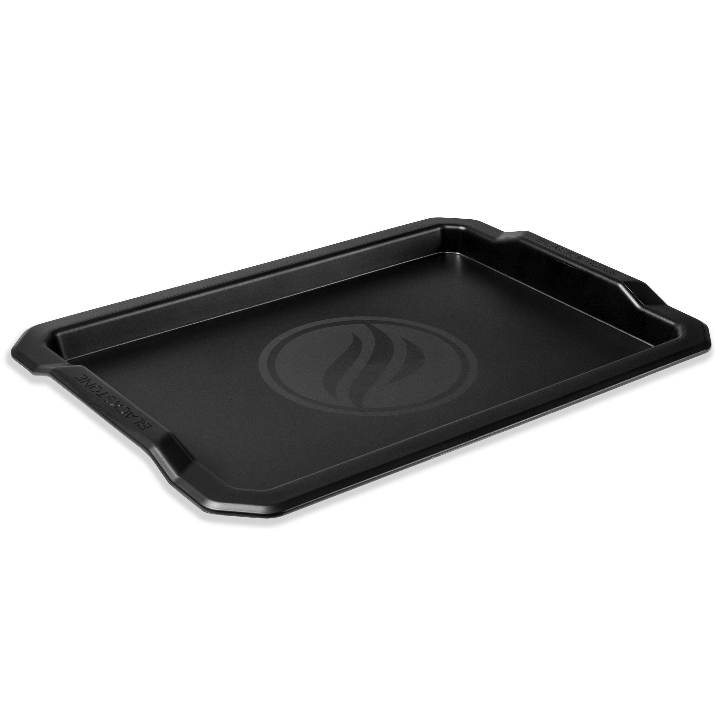 Blackstone 19-in x 1.5-in Black Rectangle Serving tray | 5599 | Lowe's