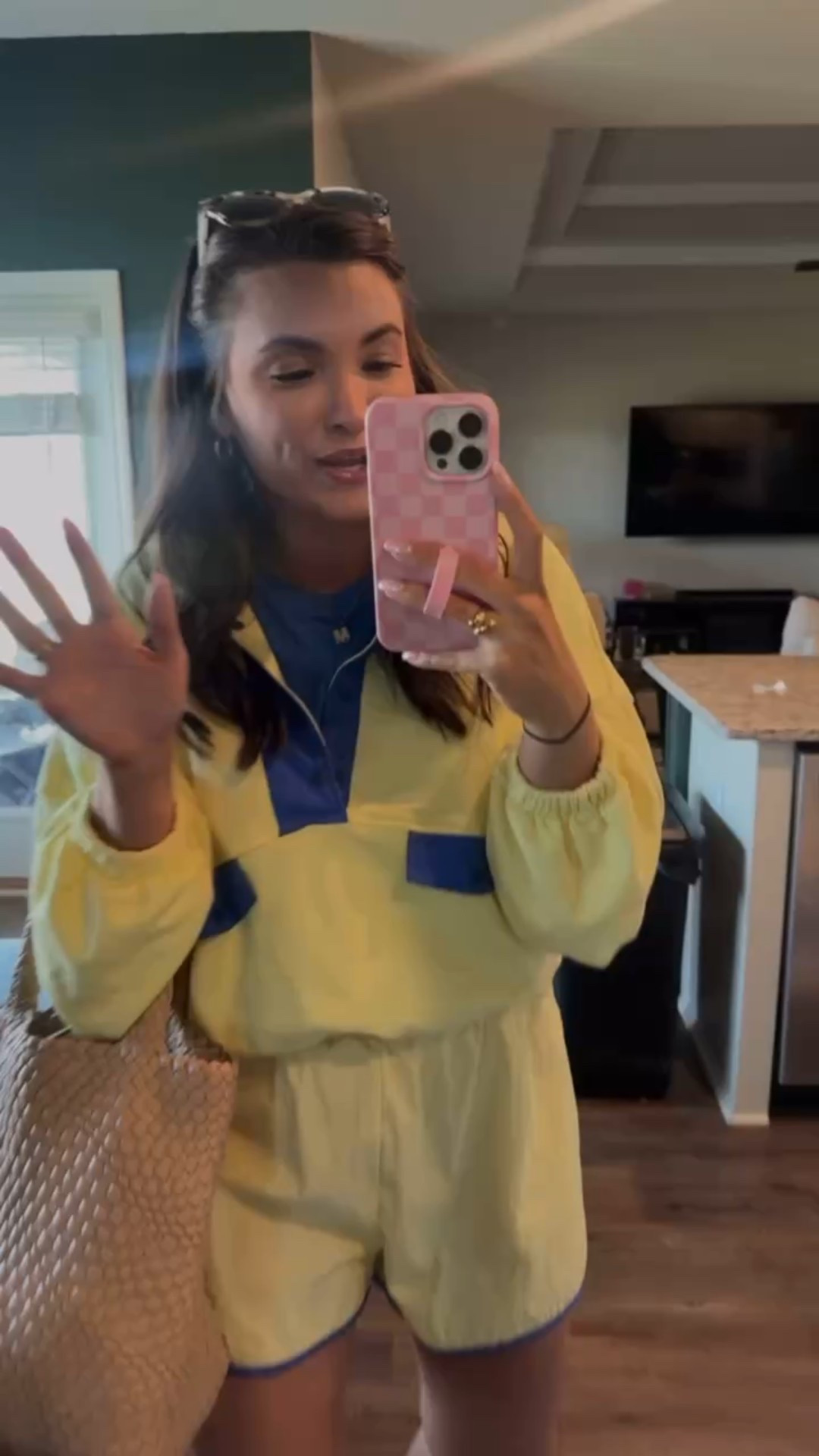 Still loving this yellow and blue matching set! Perfect for running errands and having a busy day with my toddler!

#LTKSaleAlert #LTKSummerEdit #LTKFindsUnder50