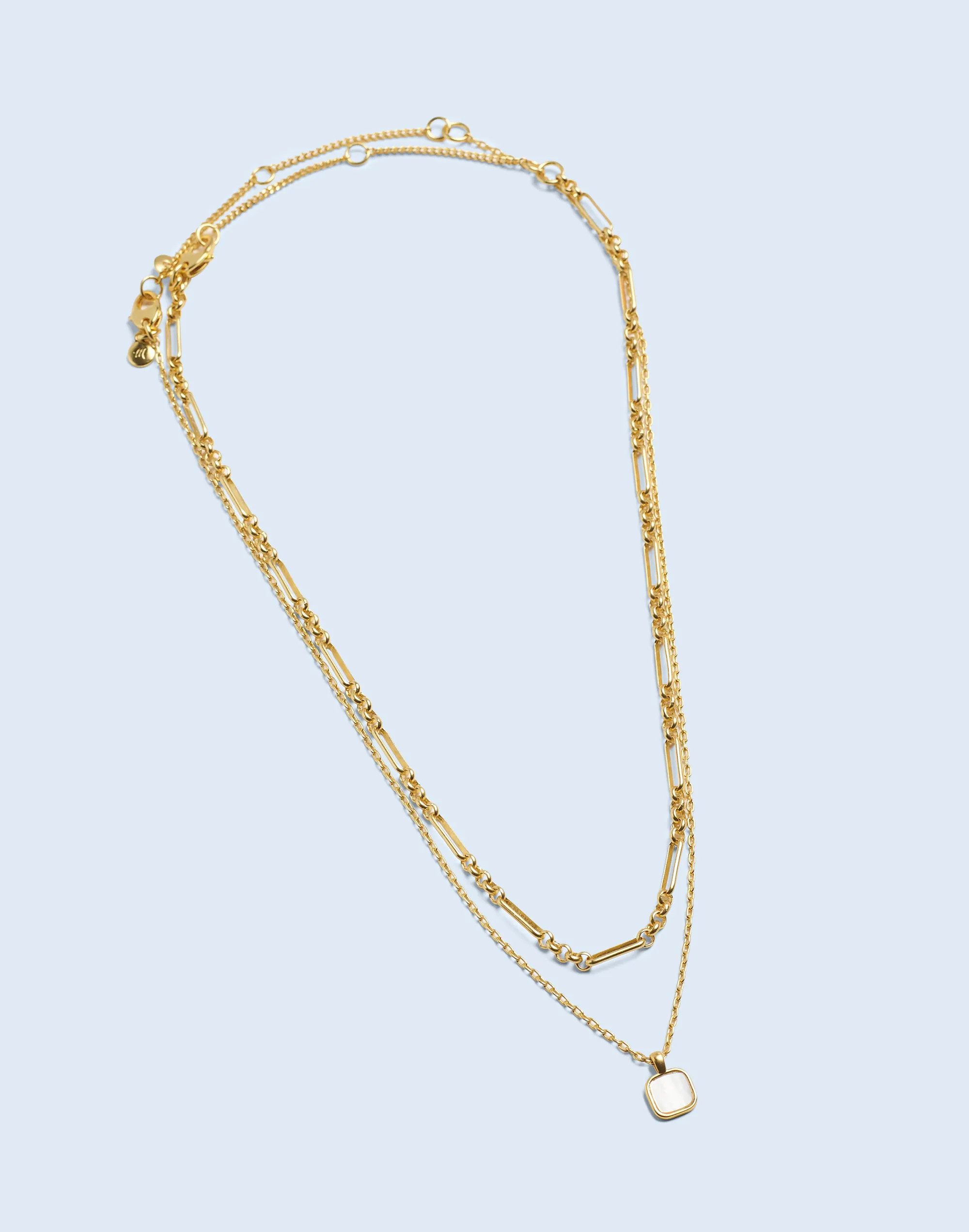 Two-Pack Mother-Of-Pearl Necklace Set | Madewell