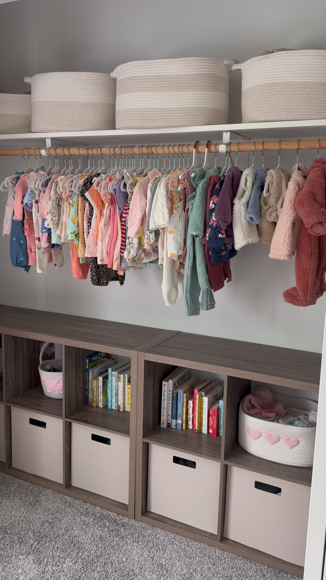 Nursery closet organization 🤍

Kids closet, clothes organization, baby girl nursery, kids storagee

#LTKHome #LTKKids #LTKBaby