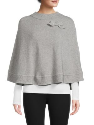 Bow Cashmere Poncho | Saks Fifth Avenue OFF 5TH