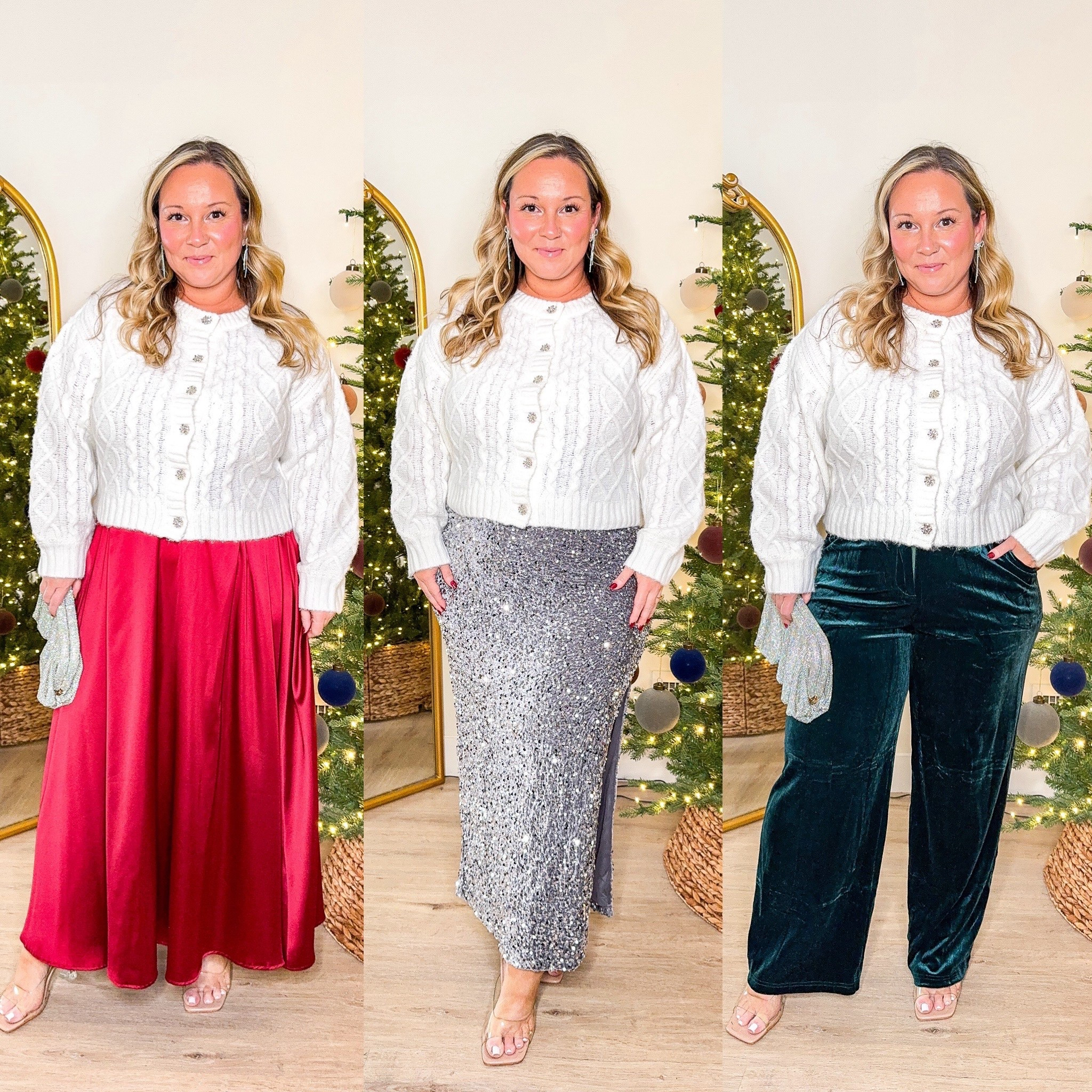 $26 Walmart sweater styled 3 ways! 

Holiday outfit, workwear outfit, Amazon fashion, Walmart style, Amazon finds, Walmart finds 

#LTKMidsize #LTKOver40 #LTKHoliday