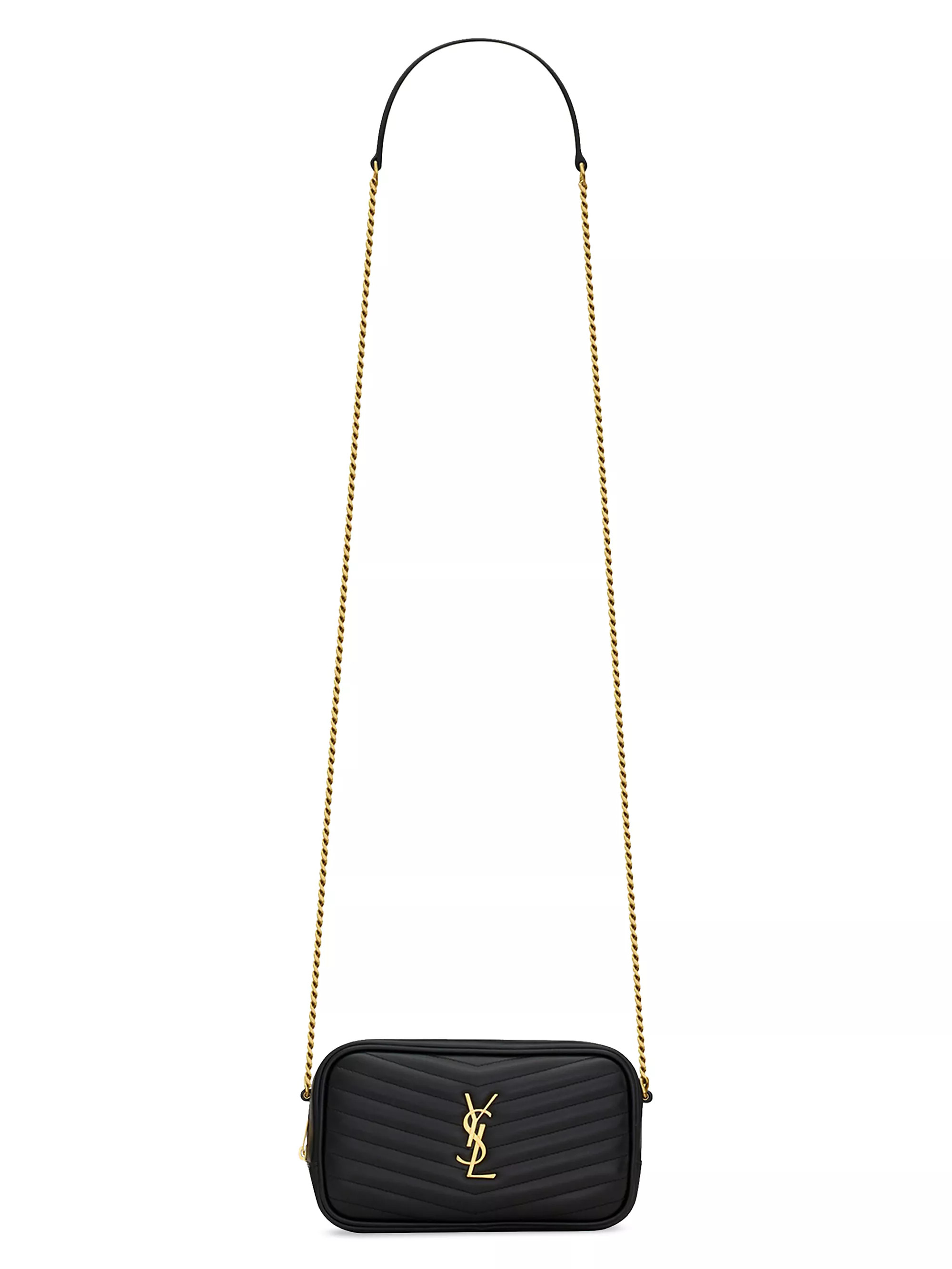 Saint Laurent Mini Lou Bag In Quilted Leather | Saks Fifth Avenue | Saks Fifth Avenue