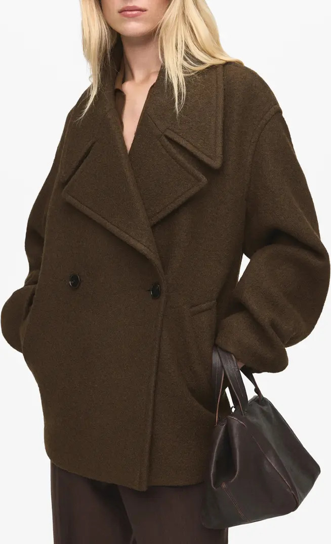 Oversize Wool Blend Coat | Nordstrom